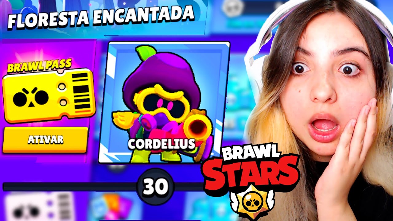 Comprei o NOVO BRAWL PASS e Testei o Cordelius no Brawl Stars