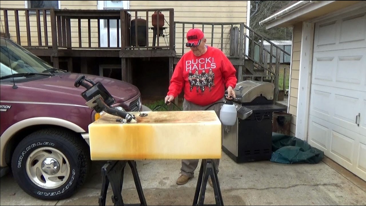 Pwalpars Resurrect My Boat Series Clean plastic Fuel Tank