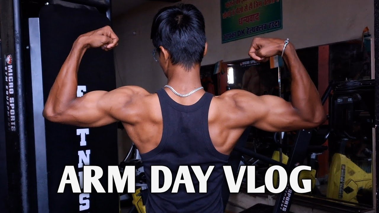 Arm day vlog | gym vlog | vlog #vlog #vlogging