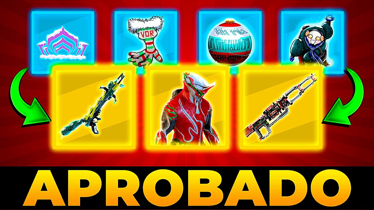 Compr&eacute; los COSMETICOS INVERNALES y complet&eacute; un DESAFIO en WARFRAME | ESPECIAL de NAVIDAD