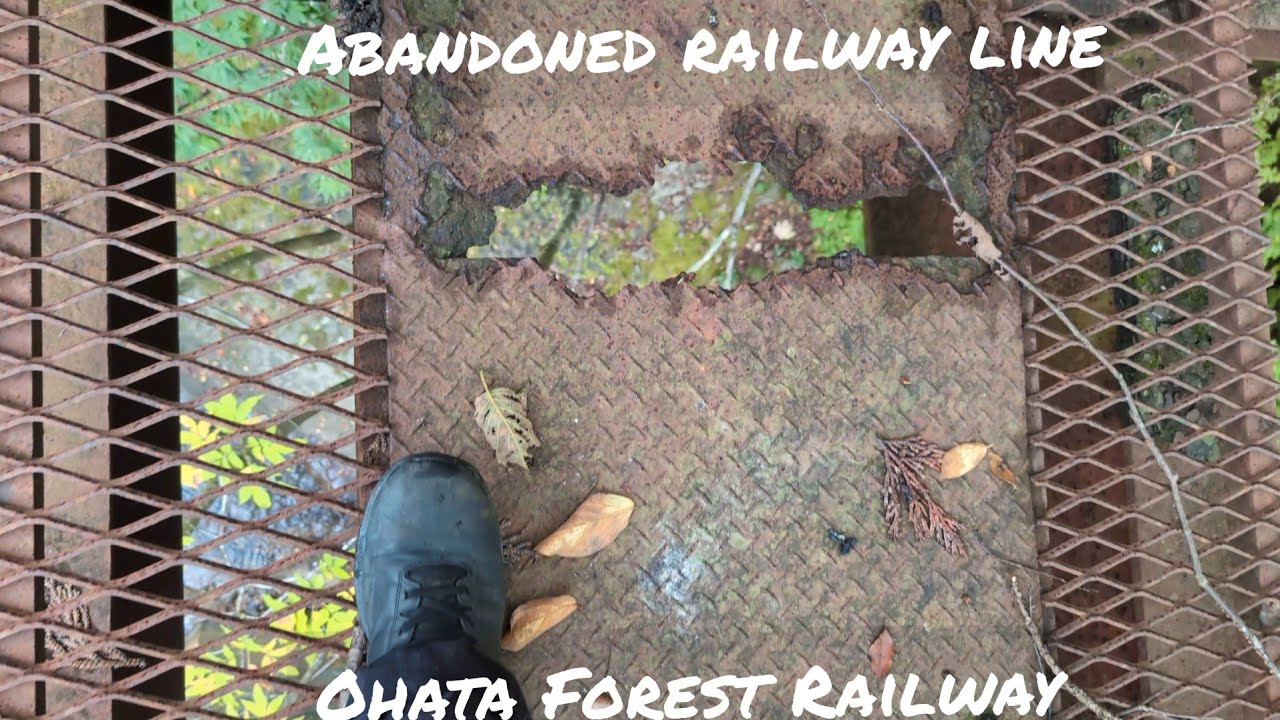 [Abandoned railway line] Walk along the abandoned Ohata Forest Railway line