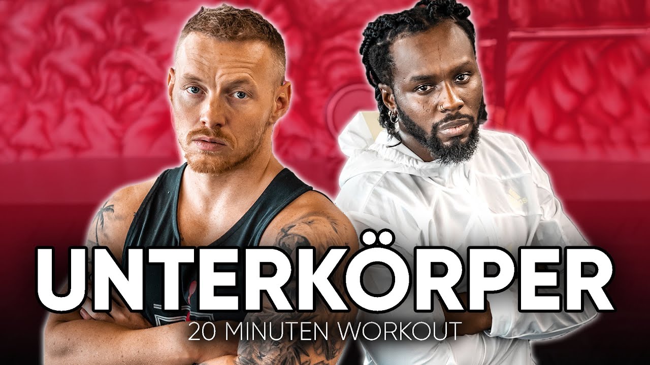 20 Min UNTERKÖRPER Home Workout (ft. Saibou)
