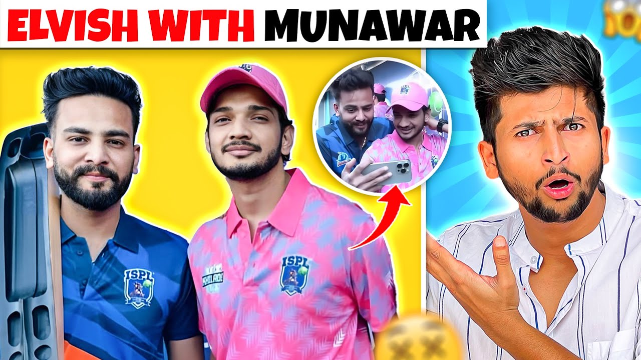 MUNAWAR FARUQUI AND ELVISH YADAV KA MATCH ME JHAGDA 😱!! RAJAT PAWAR