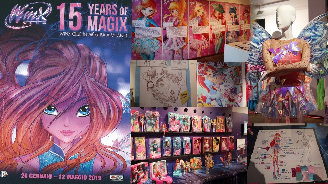 Winx Club In Mostra A Milano / Winx Club Exhibition Milan #15YearsOfMagix #15YearsOfWinx