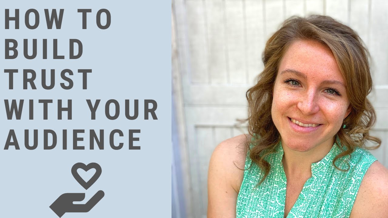 How to build trust with your audience