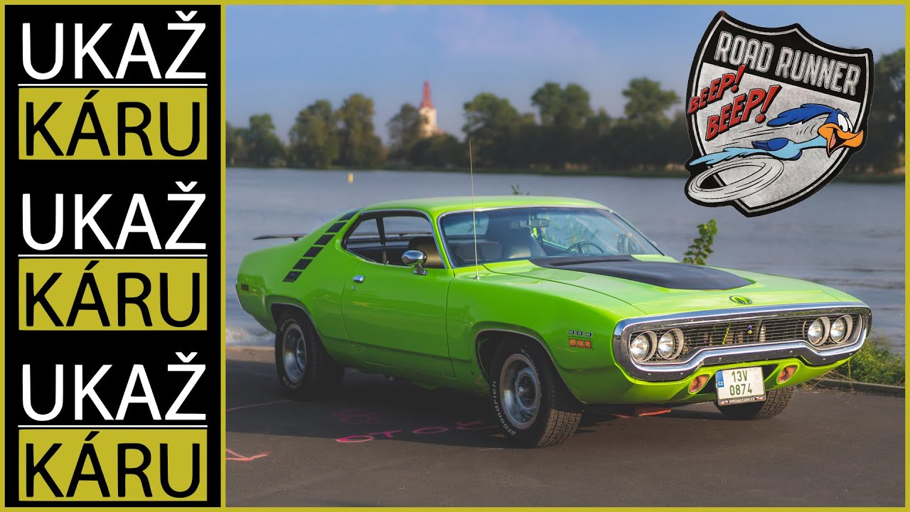 4K | PLYMOUTH ROADRUNNER 1971 | 500 KONÍ V OLDTIMERU SKICROSSAŘE TOMÁŠE KRAUSE