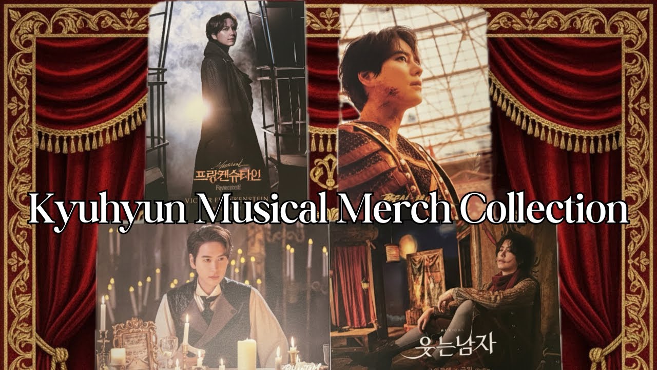 Kyuhyun Musical Merch Collection + Super Junior Musical Books!