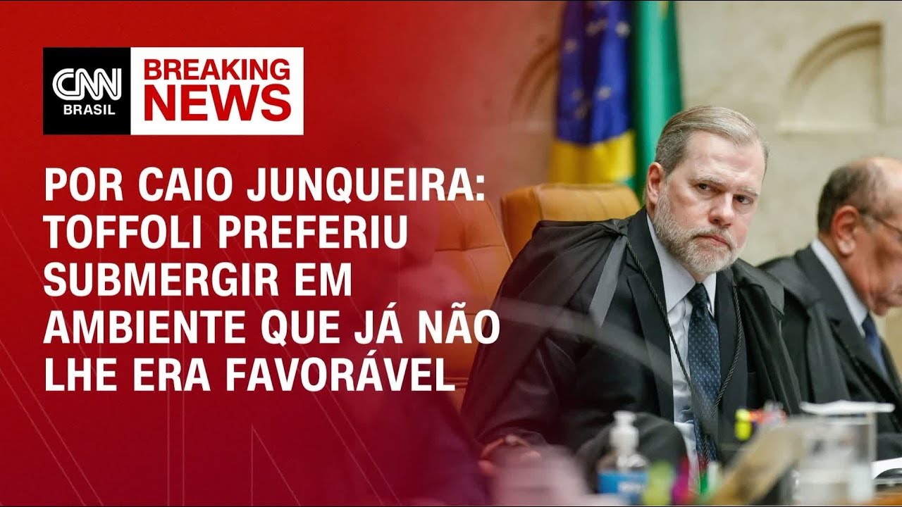 Análise: Toffoli preferiu submergir em ambiente que já não lhe era favorável | CNN PRIME TIME