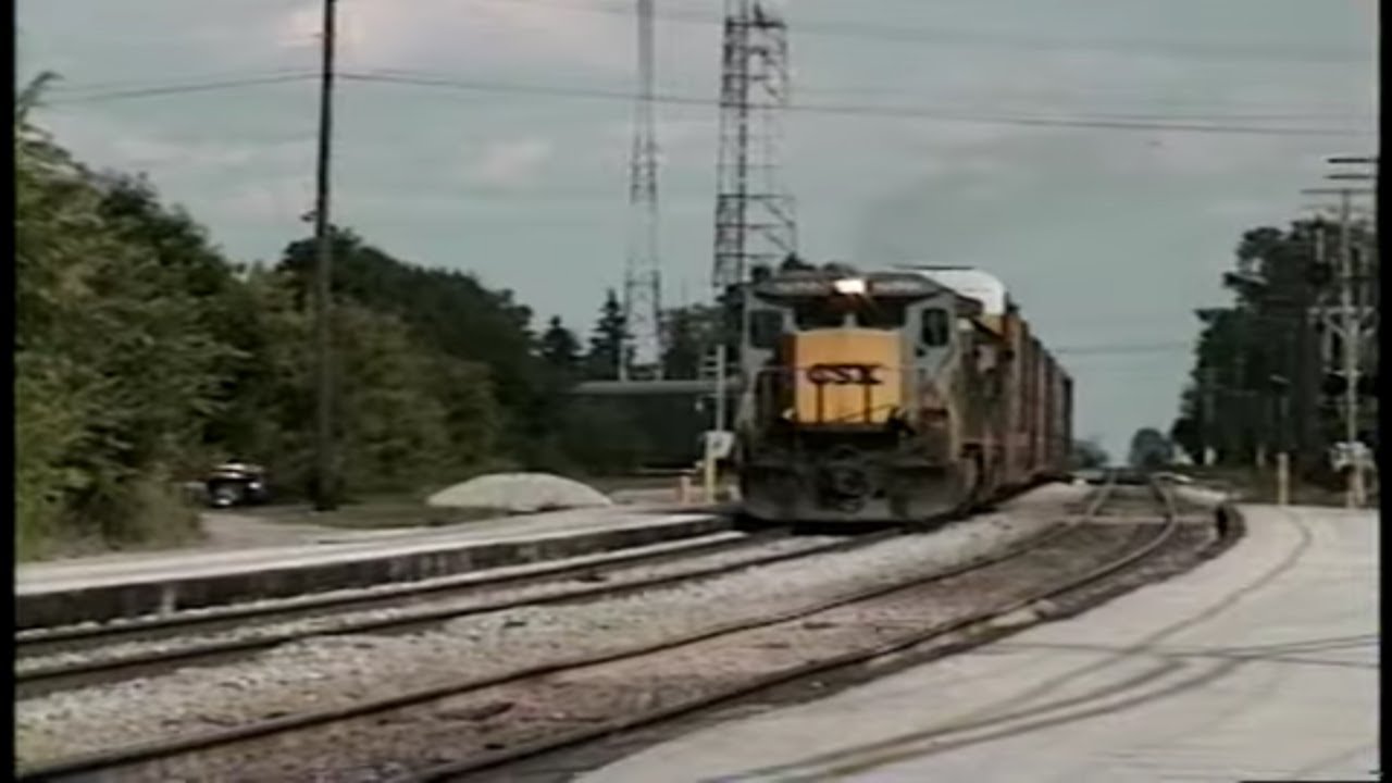 OLD SCHOOL STEALTH GREY CSX C40-8 IN 1996