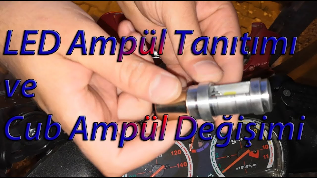 Yuki Gusto Cub Far Değişimi ve Led Ampül İnceleme