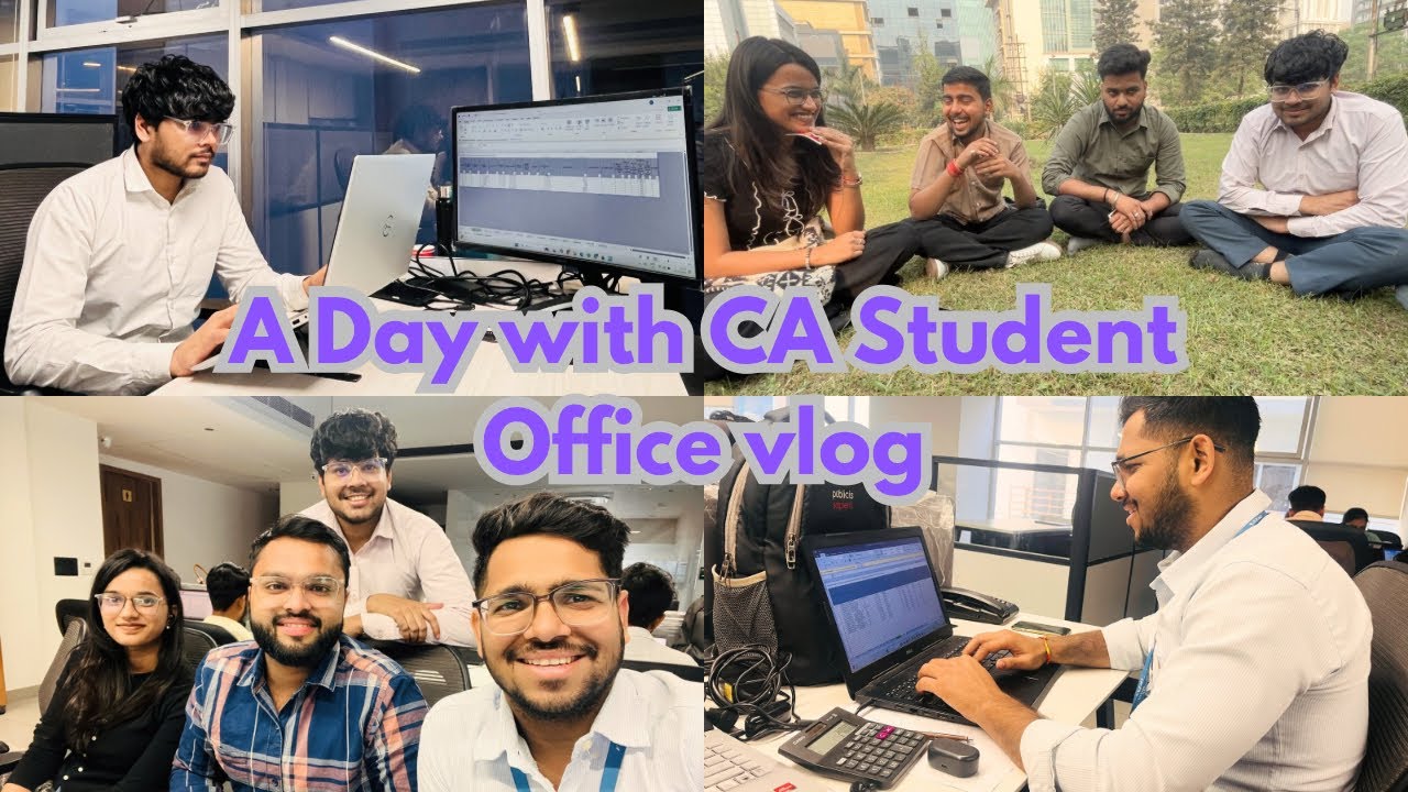 My Daily Routine as a CA Article | GST Annual Return Explained | Office Vlog | CA Student vlog