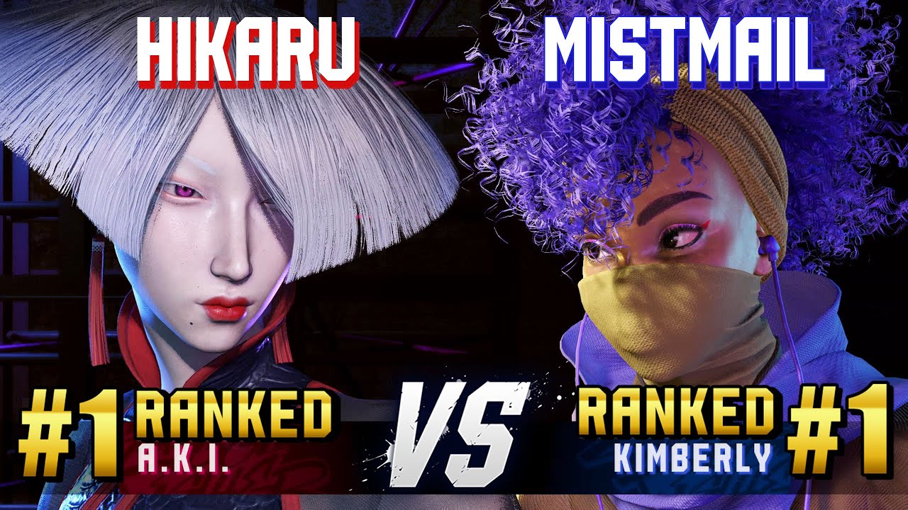 SF6 ▰ HIKARU (#1 Ranked A.K.I.) vs MISTMAIL (#1 Ranked Kimberly) ▰ High Level Gameplay