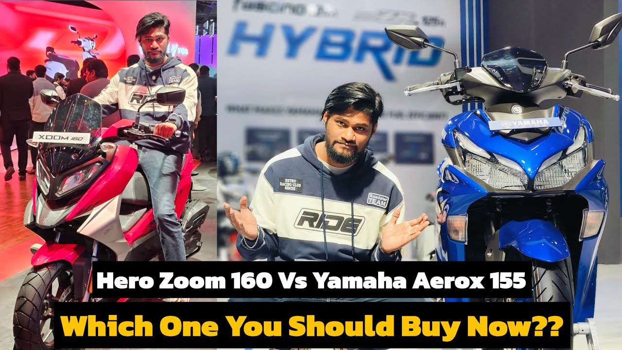 Yamaha Aerox 155 Vs Hero Xoom 160 | This Is Aerox Killer🔥