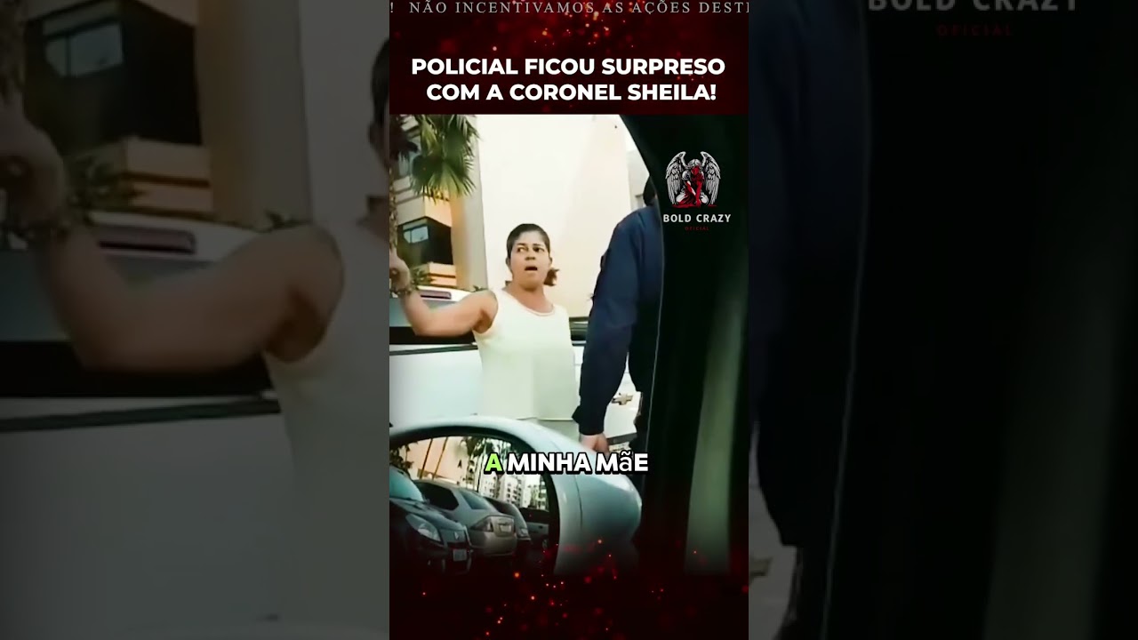 Policial ficou surpreso com a Coronel Sheila! 😳 #motovlog #motoboy #policia