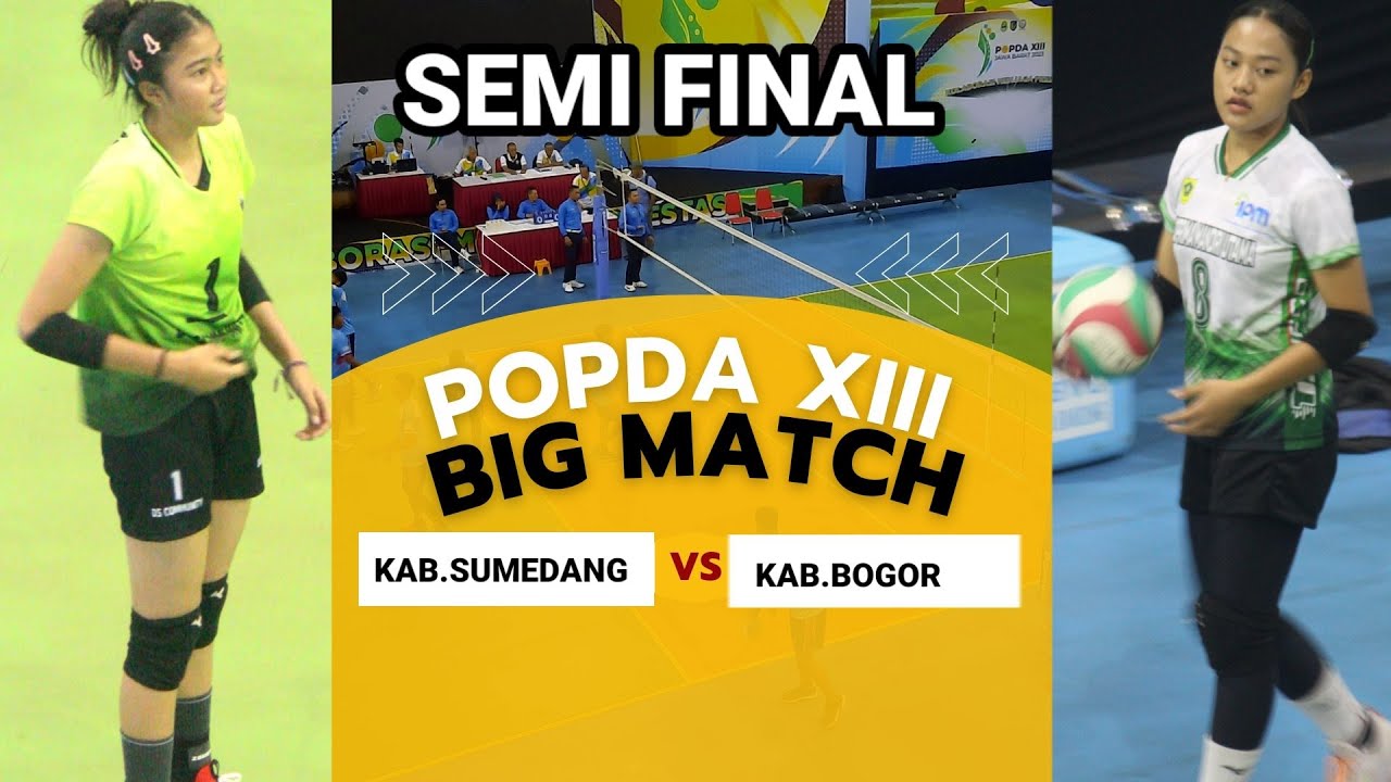 LIVE SEMI FINAL POPDA||KAB.SUMEDANG VS KAB.BOGOR||GENDIS