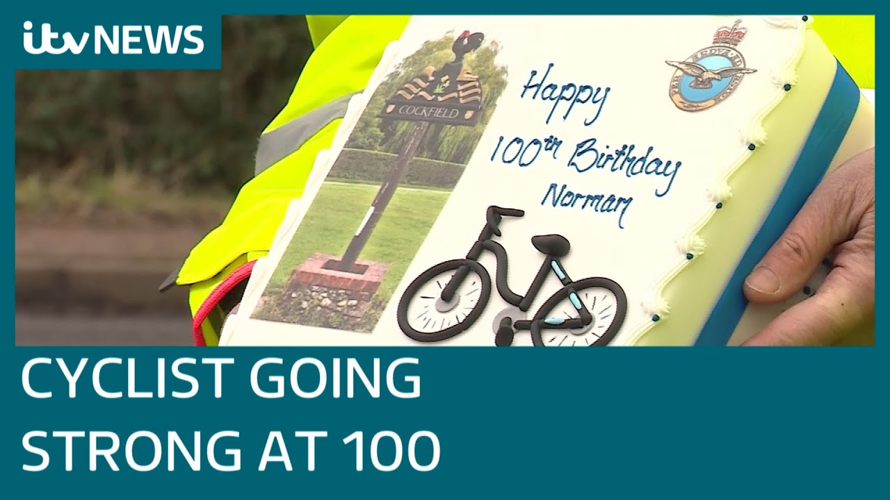 WW2 veteran cycling 100 miles a week even after 100th birthday | ITV News