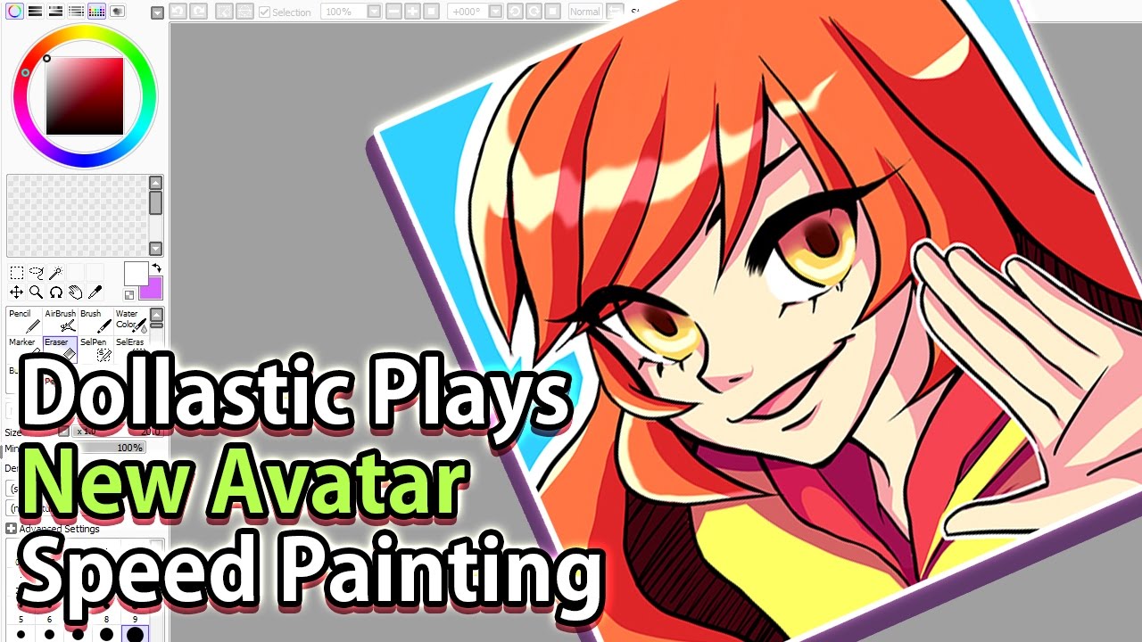 DOLLASTIC PLAYS New Avatar Speed Painting!