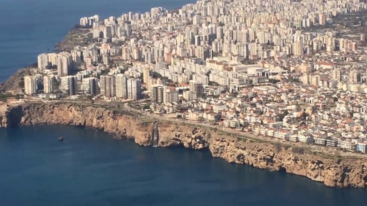 Approach and Landing on (AYT) Antalya Airport, Turkey