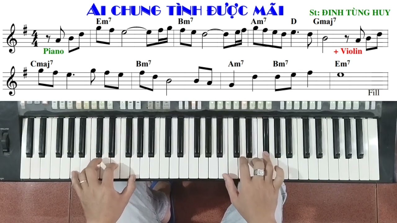 Hướng dẫn Solo nốt | Bài: AI CHUNG TÌNH ĐƯỢC MÃI - Đinh Tùng Huy | Ku Tèo Piano.