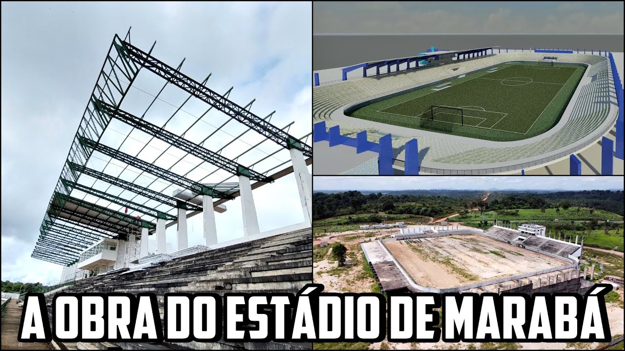 DETALHES da OBRA do ESTÁDIO de MARABÁ no PARÁ! Quando ele VAI FICAR PRONTO? Veja!