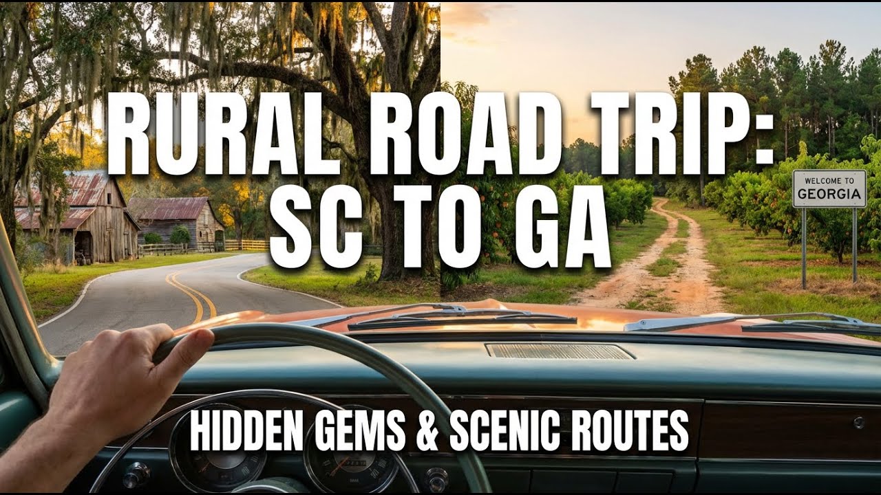 Driving around Rural South Carolina to Georgia