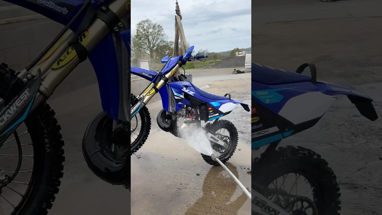 Wash your dirt bike the right way 😏