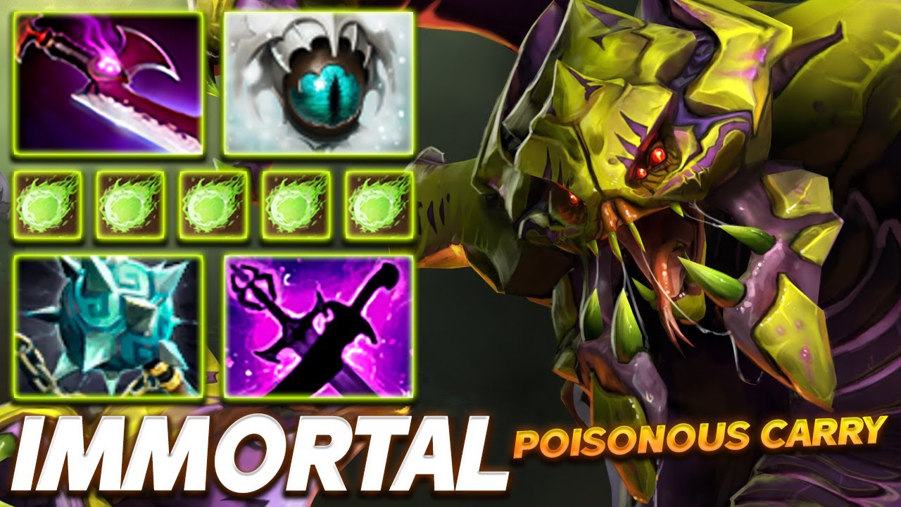Venomancer Immortal Poisonous Carry - Dota 2 Pro Gameplay [Watch & Learn]