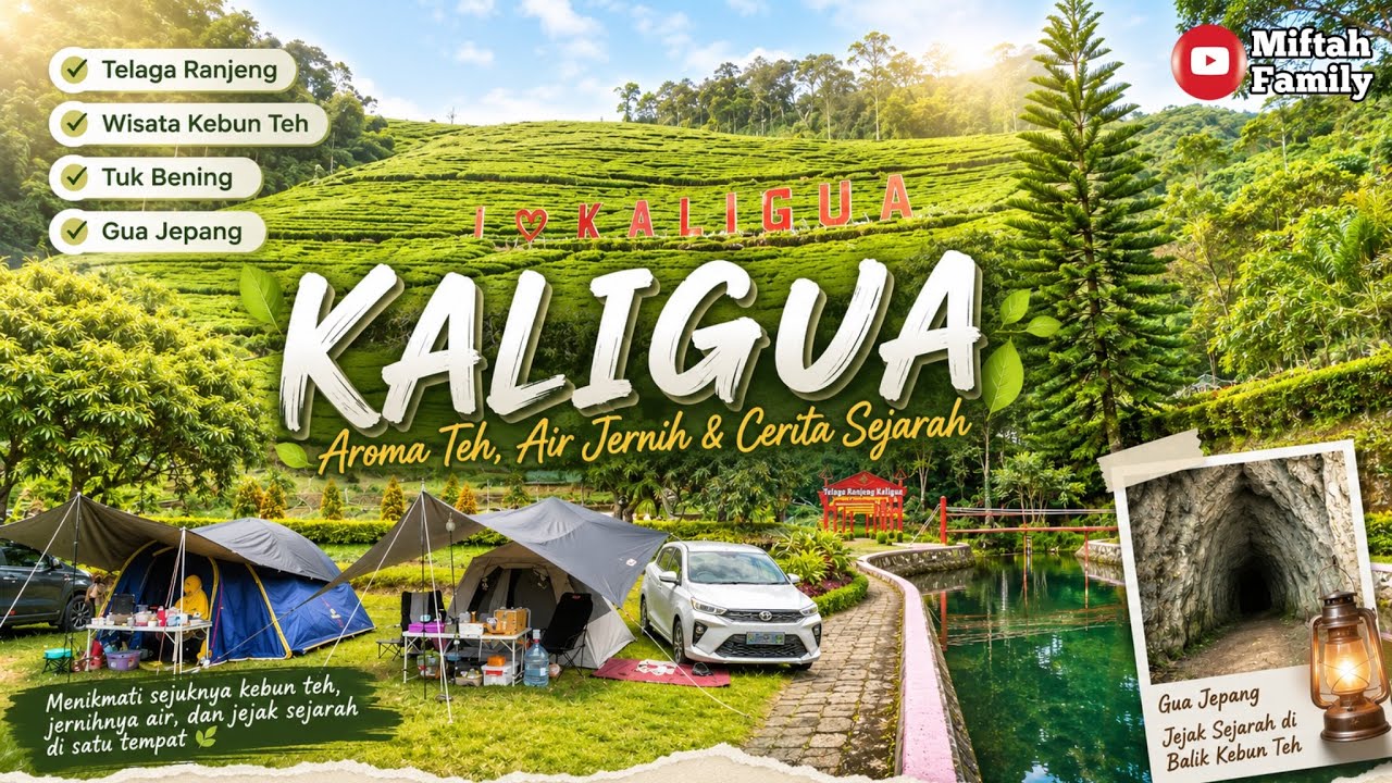 CAMPING KELUARGA DI KALIGUA BREBES | WISATA TELAGA RANJENG | TUK BENING | GUA JEPANG #familycamping