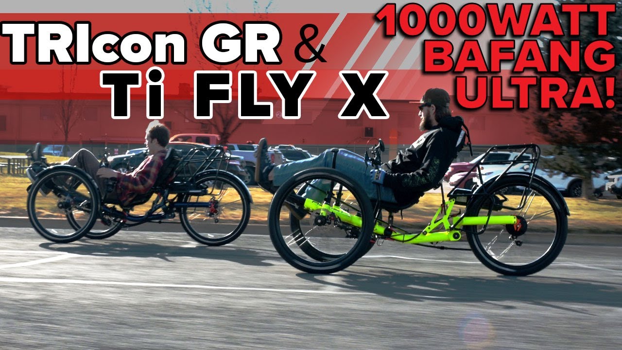 ПОДВЕСКА ИЛИ НЕ ПОДВЕСКА??! - Azub TRIcon GR против Ti FLY X с 1000 Вт Bafang ULTRA - UTAH TRIKES