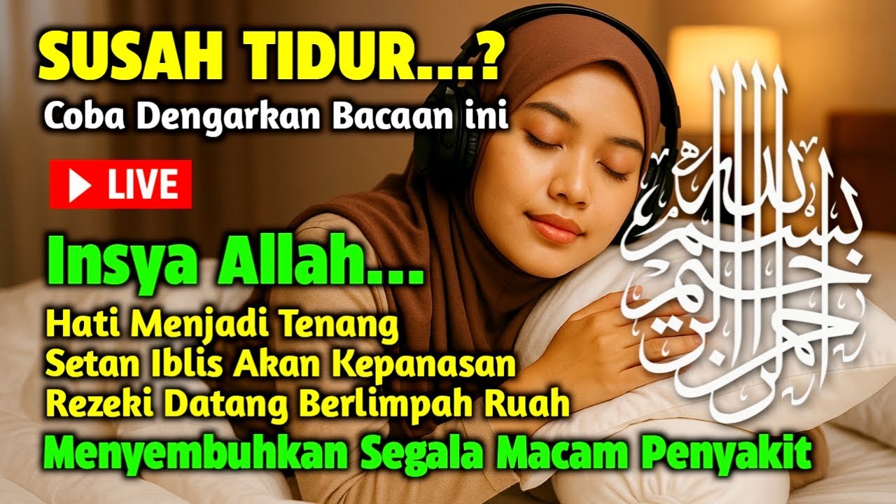 Murottal Alquran Merdu Surah Al Mulk Bacaan Alquran Pengantar Tidur - Ngaji Pengantar Susah Tidur