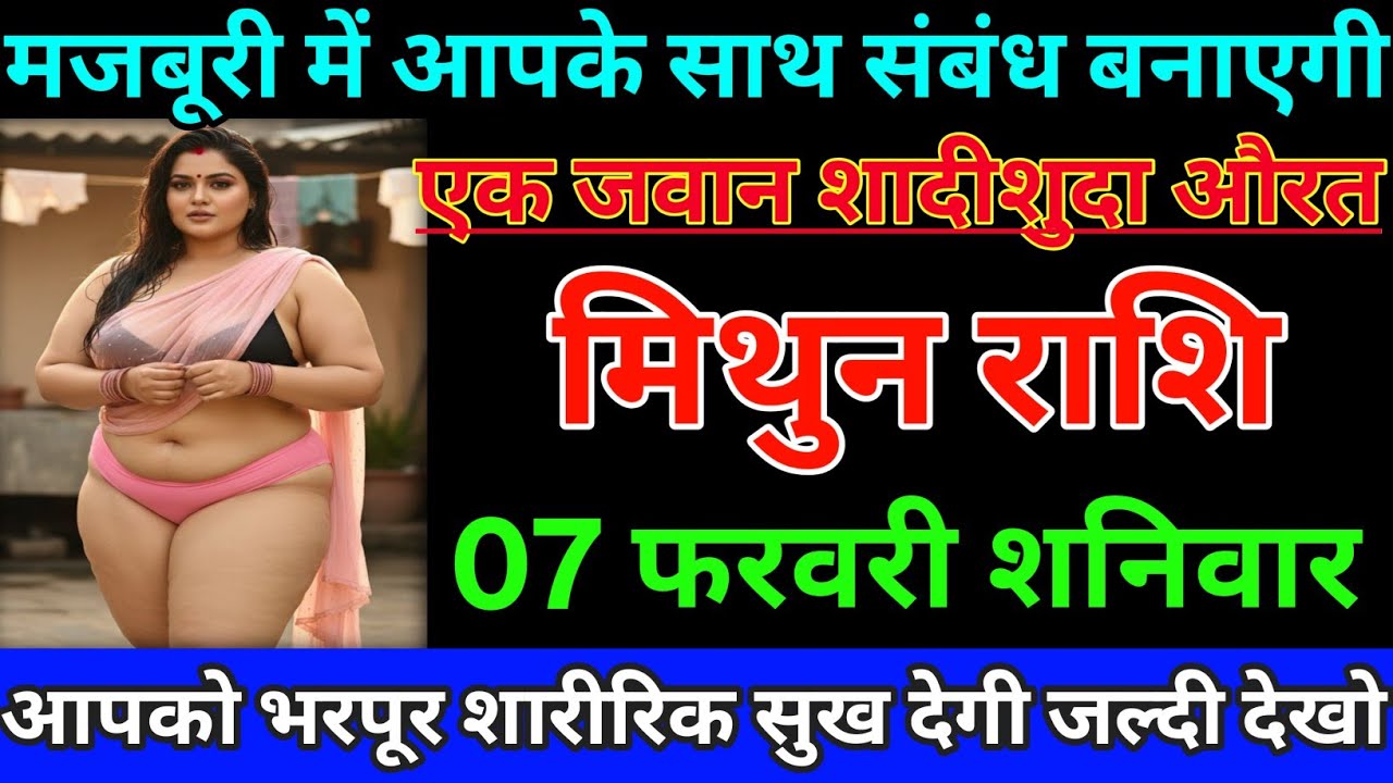 मिथुन राशि वालो मजबूरी में आपके साथ संबंध बनाएगी एक जवान शादी शुदा औरत जल्दी देखो Mithun Rashi,