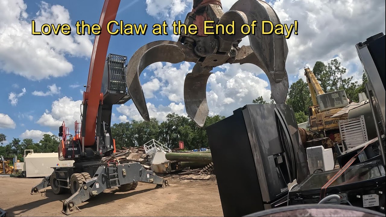 See What the Claw Did to the Fridge!