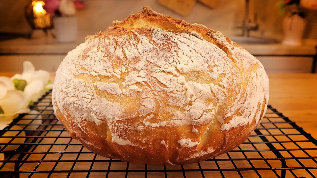 Selbstgebackenes Brot, dessen Essen mir nie langweilig wird. Brot in 5 Minuten! Brot backen