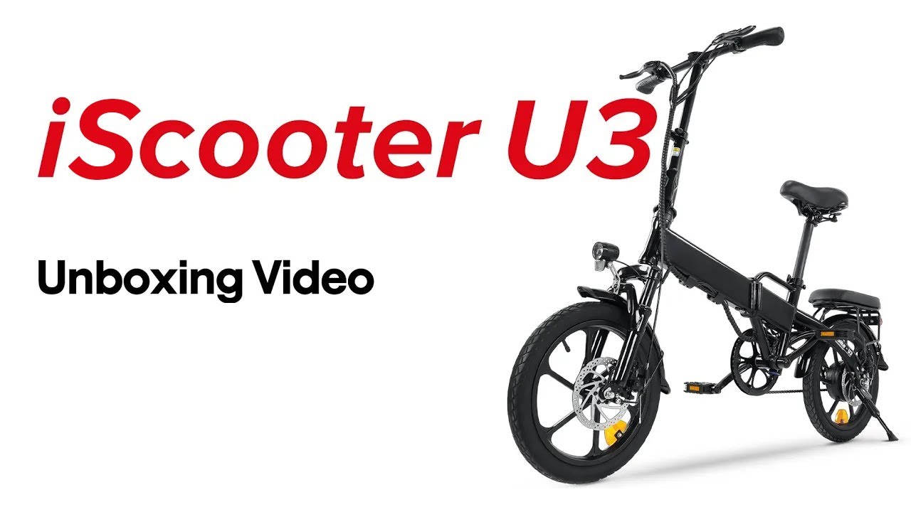 How to Assemble Folding Electric Bike U3 | iScooter Electric Bike U3 Unboxing