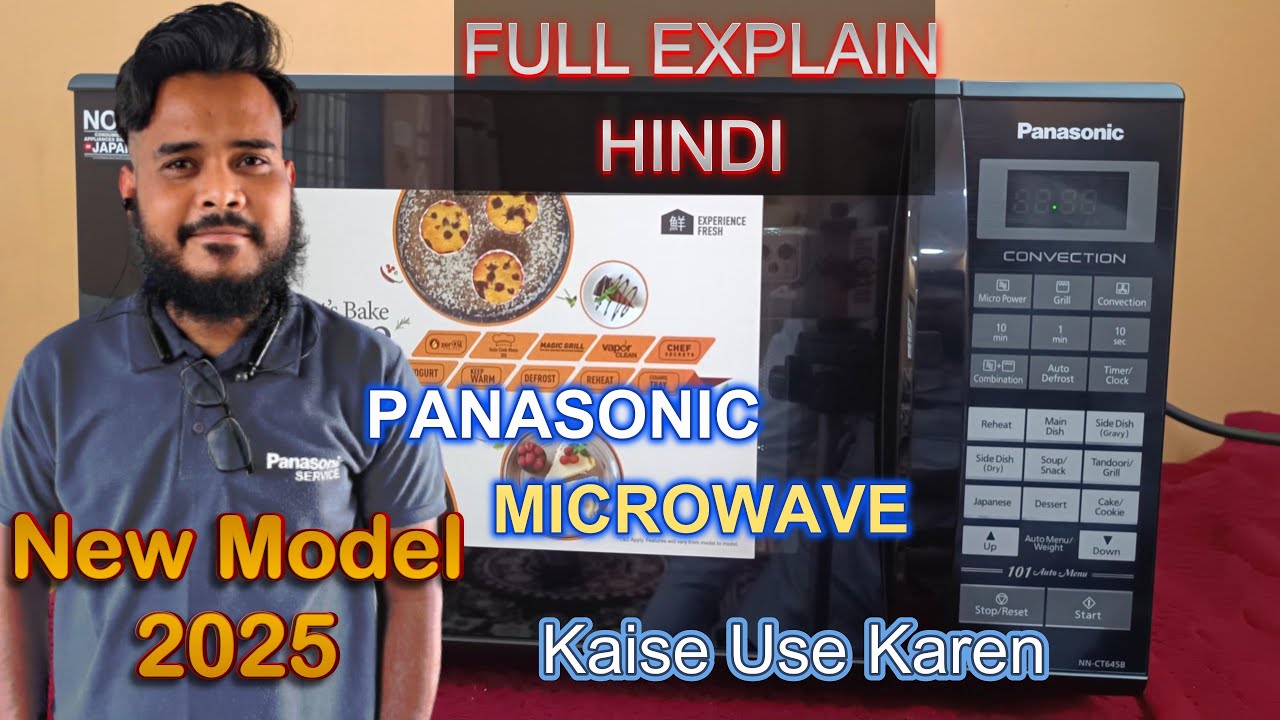 Panasonic Microwave Oven Demo in Hindi | Complete Use Guide | Raza Refrigeration