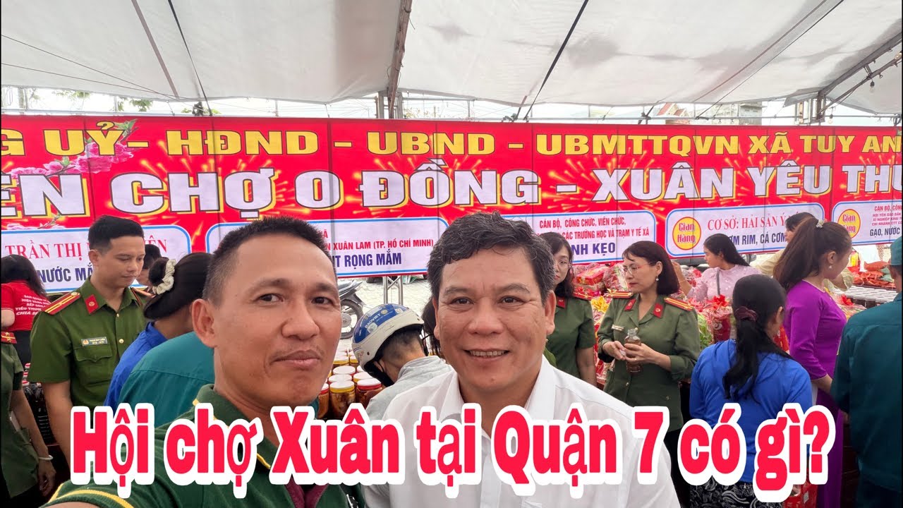 Đi hội chợ Xuân tại Phường Phú Mỹ, Quận 7!