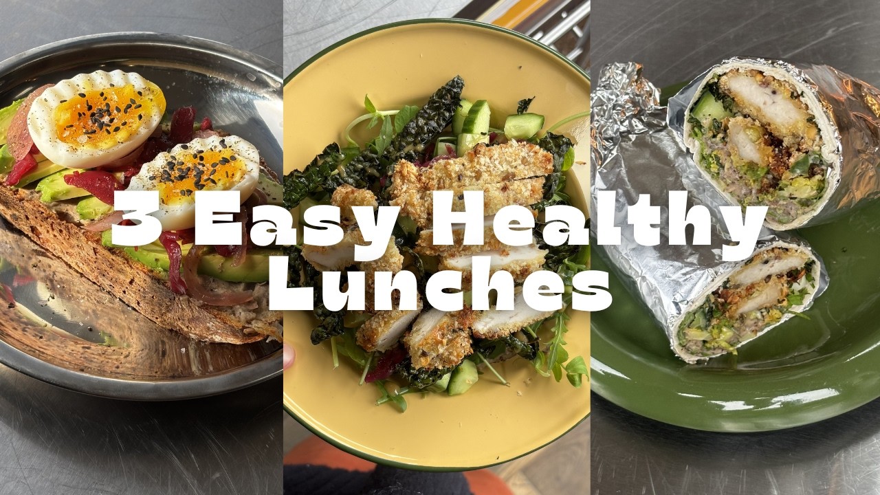 Simple Food Prep Reset | 3 Easy & Nutritious Lunch Ideas