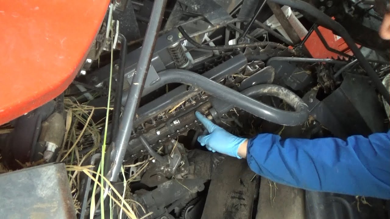ER470のこぎ深さチェーンを調整してみた