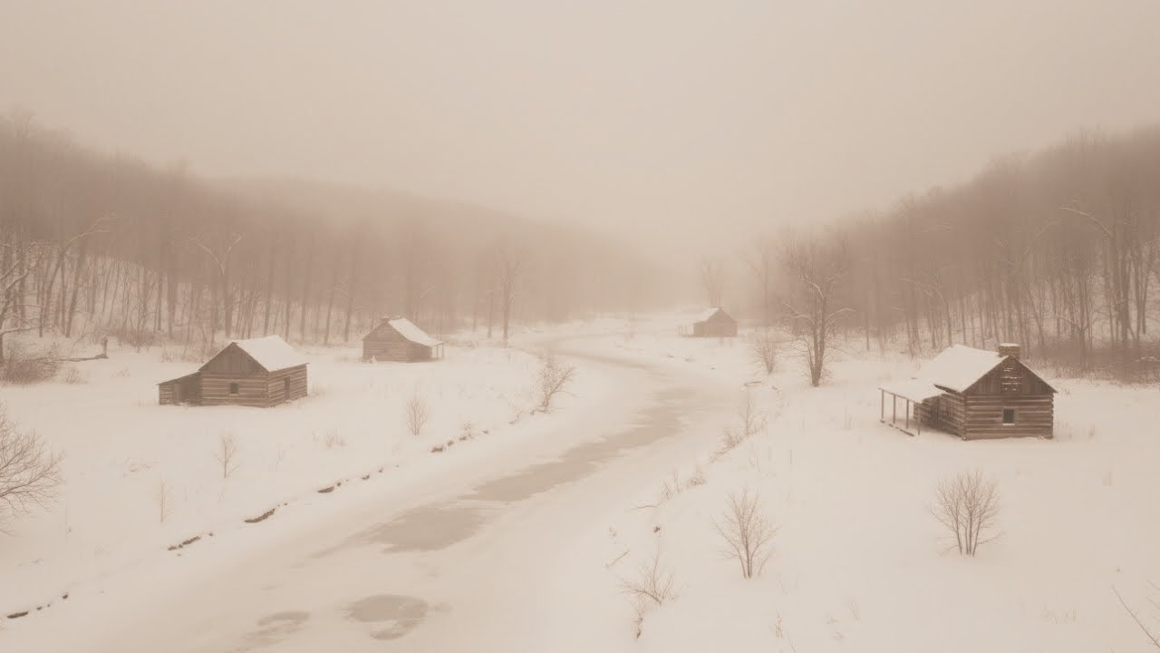 (1846, Ozark Mountains) The Winter Valley Where All Sound Stopped