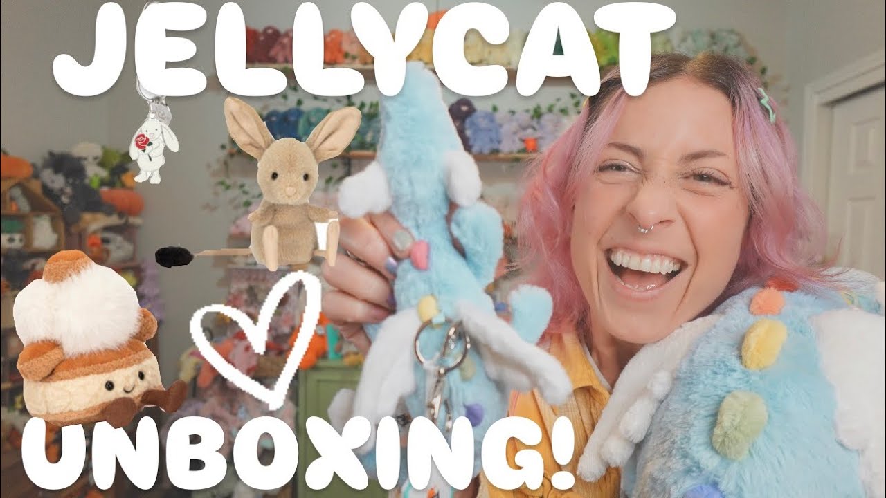 🌈Распаковка JELLYCAT!🌈✨Бросок для сумки JELLYCAT в виде небесного дракона + другие новинки от JEL...