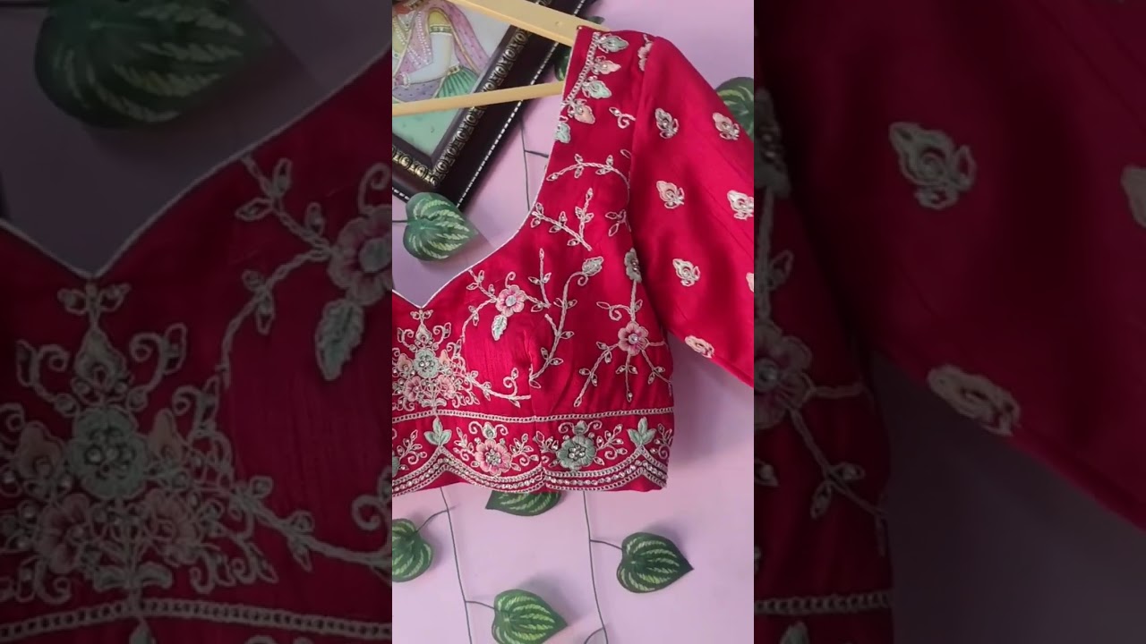 Bridal padded blouse stitching