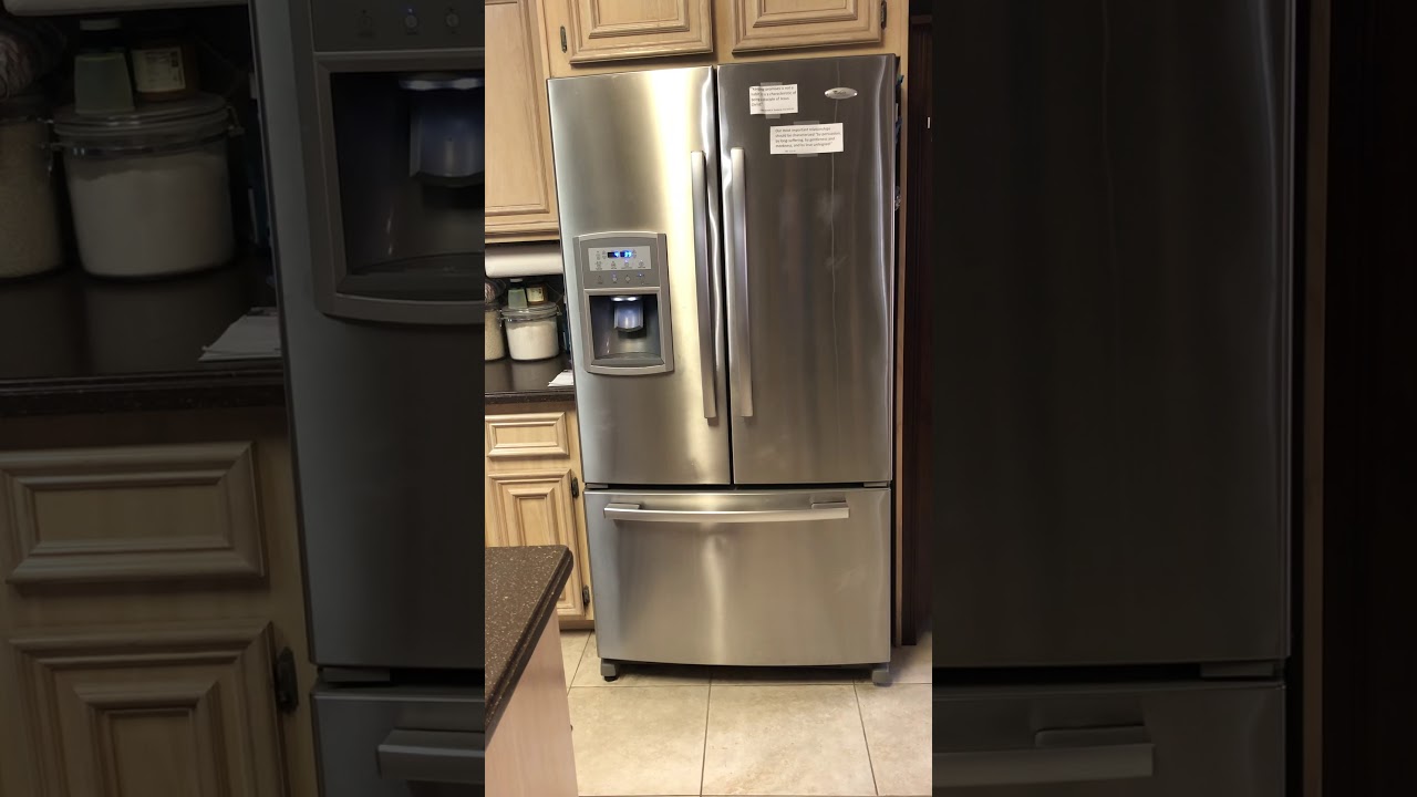 Remove and Tighten Whirlpool Gold Refrigerator Freezer Handle