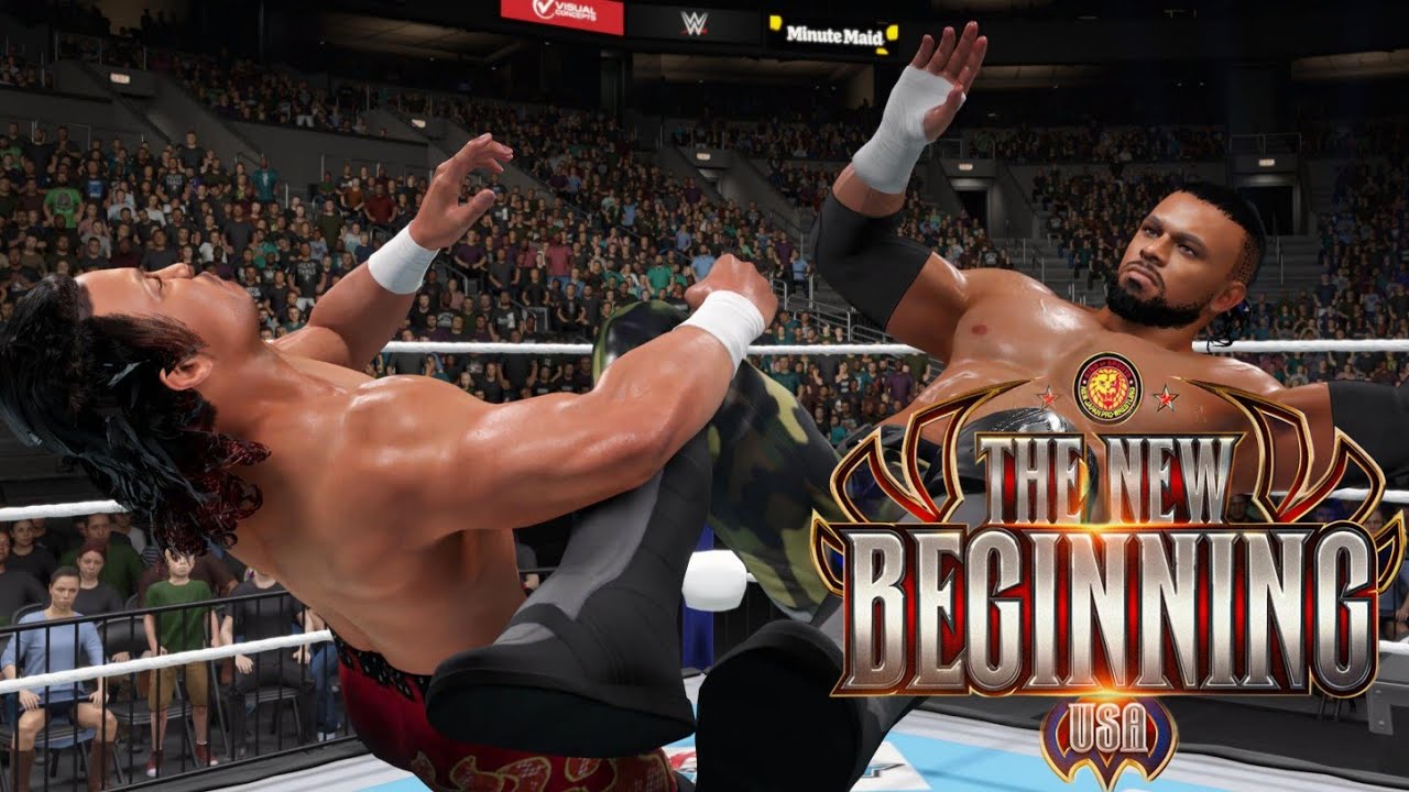 Njpw the New beginnings USA CJ EDDIE VS SHINGO TAKGAI for the Njpw world TV champion