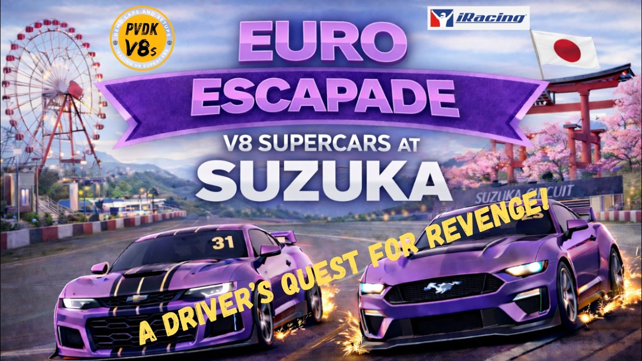 iRacing Supercars EURO SOF RACE at Suzuka - ESCAPADE series