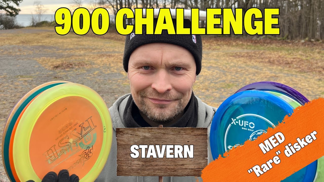Discgolf i Stavern med Discgolferen. 900 challenge