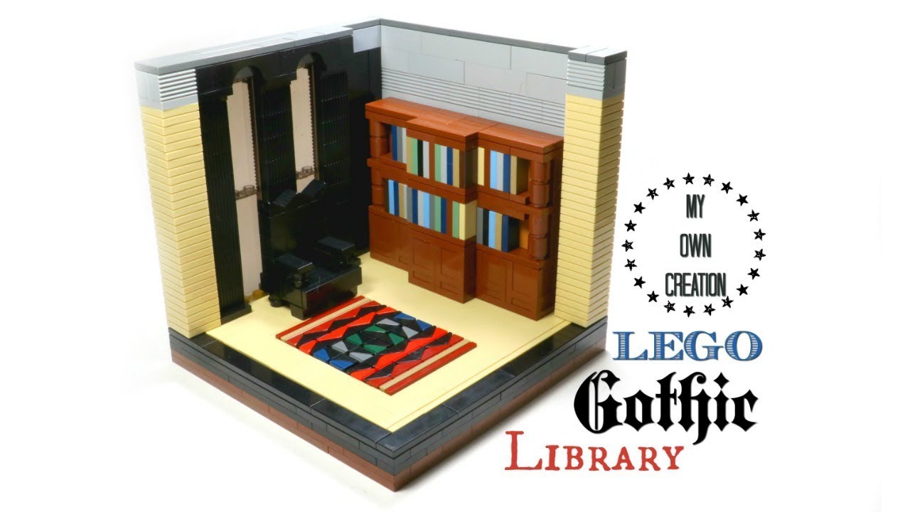 LEGO Gothic Library MOC (My Own Creation)