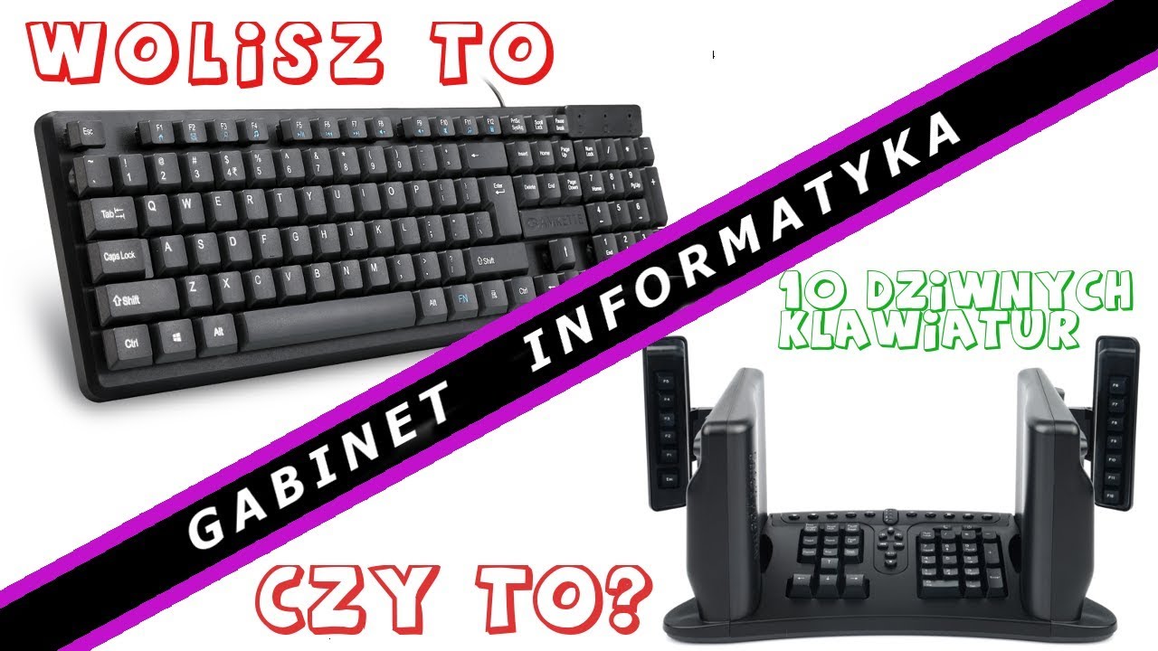 10 nietypowych KLAWIATUR