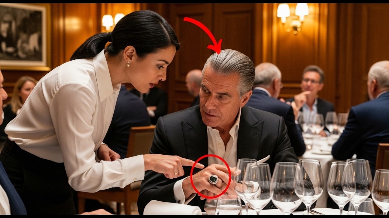 “¡Ese es el anillo de mi madre!” — La confesión de una camarera paralizó al millonario.