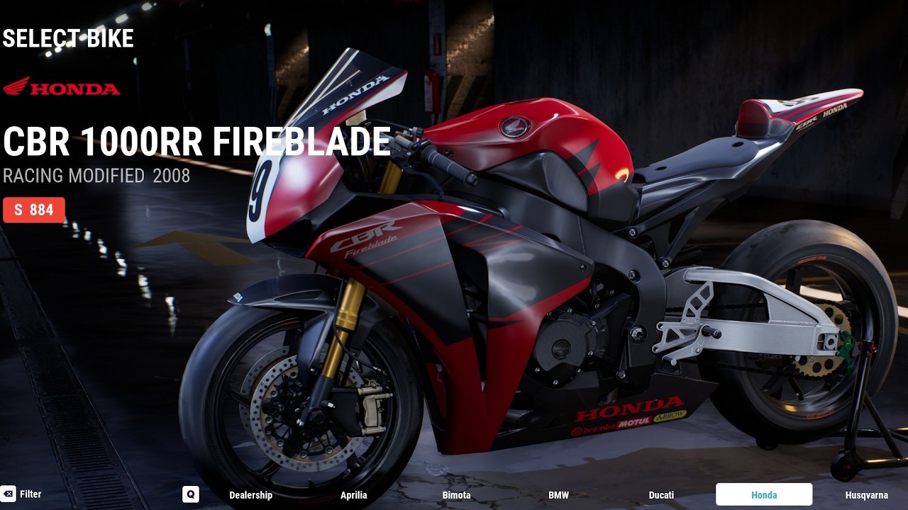 Ride 5 Honda CBR 1000RRR Fireblade  Racing Modified 2008 Black Red Kanto Full Circuit 2026 02 08   0