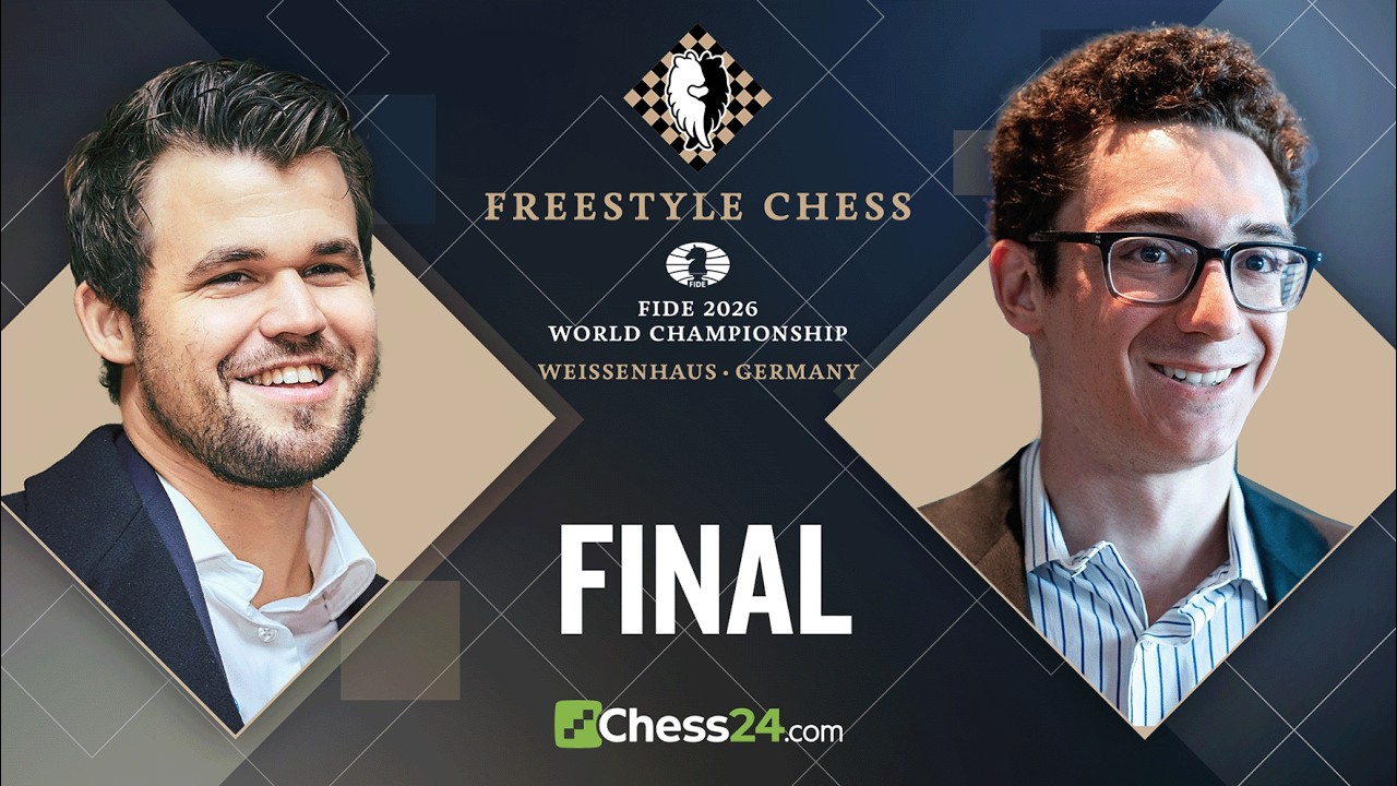 MAGNUS CARLSEN y FABIANO CARUANA LUCHAN por el TITULO de CAMPEÓN MUNDIAL (Freestyle) | GRAN FINAL